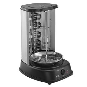 Shawarma Grill Machine, Vertical Chicken Shawarma Cooker Machine Countertop, Electric Stainless Steel Broiler Gyro Rotisserie Oven Doner Kebab Ma
